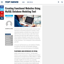 Creating Functional Websites Using MySQL Database Modeling Tool