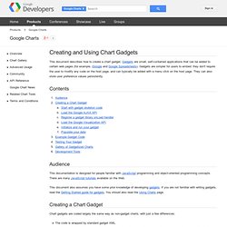 Creating and Using Chart Gadgets - Google Chart Tools - Google Code