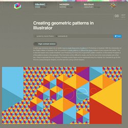 Creating geometric patterns in Illustrator