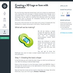 Creating a 3D Logo or Icon with Illustrator