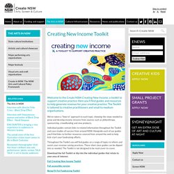 Creating New Income Toolkit - Create NSW