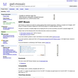 gwt-mosaic - A toolkit for creating Rich Internet Applications with GWT