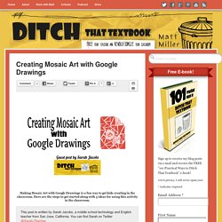 Creating Mosaic Art with Google Drawings