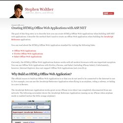 Creating HTML5 Offline Web Applications with ASP.NET