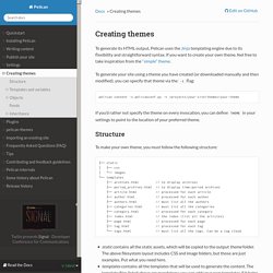 Creating themes — Pelican 3.5.0 documentation