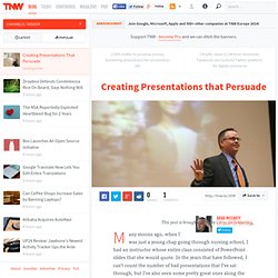 Creating Presentations That Persuade