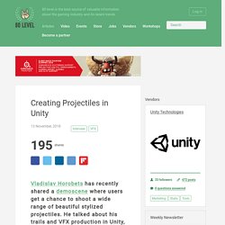 Creating Projectiles in Unity