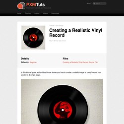 Creating a Realistic Vinyl Record - Pixelmator Tutorial - PXM-Tuts