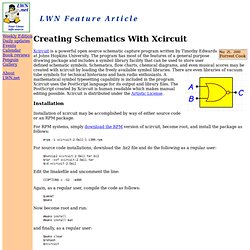 Creating Schematics With Xcircuit