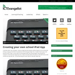 Creating your own school iPad App