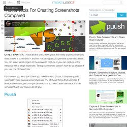 4 Best Tools For Creating Screenshots Compared
