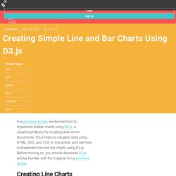 Creating Simple Line and Bar Charts Using D3.js