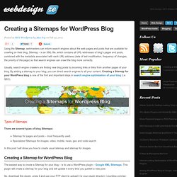 Creating a Sitemaps for Wordpress Blog