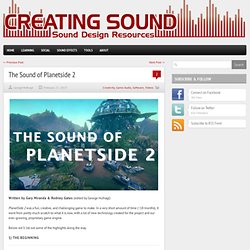 The Sound of Planetside 2