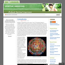 Creating Mandalas « Spiritual Awakening