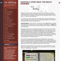 Creating a Story Bible: The Basics ‹ On Writing