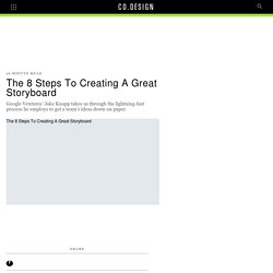 The 8 Steps To Creating A Great Storyboard
