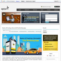 Basics of Creating a Successful Taxi Booking App