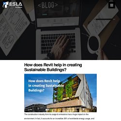 How does Revit help in creating Sustainable Buildings?