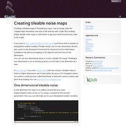 Creating tileable noise maps