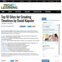 Top 10 Sites for Creating Timelines by David Kapuler