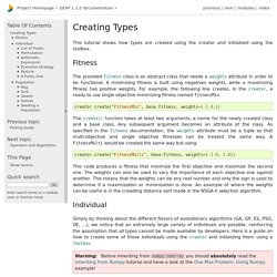 Creating Types — DEAP 1.1.0 documentation