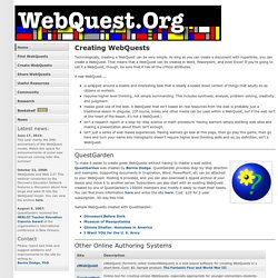 Creating WebQuests
