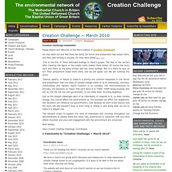 Creation Challenge ~ March 2010