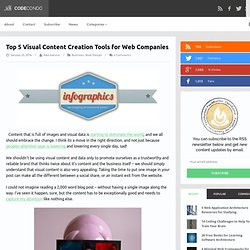 Top 5 Visual Content Creation Tools for Web Companies