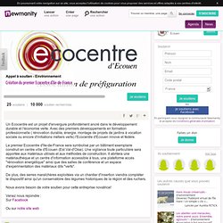 Appel à soutien - Création du premier Ecocentre d'Ile-de-France sur Newmanity