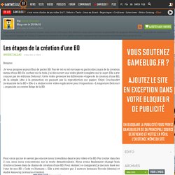 Les étapes de la création d'une BD - L'ex-vie d'un petit éditeur indé et la nouvelle vie d'un ex du jeu vidéo