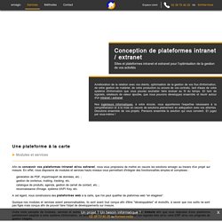 emiagic : création de sites et plateformes web intranet et extranet