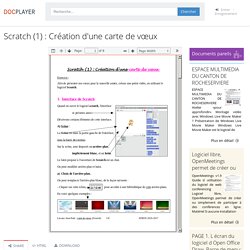 Scratch (1) : Création d'une carte de vœux - PDF Téléchargement Gratuit