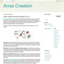 Arras Creation: Indian Traditional Jewelry Designs For You