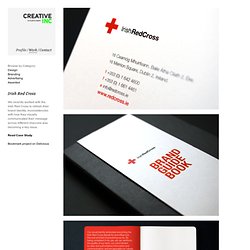 Creative Inc — Graphic Design, Branding + Advertising — Portfolio / Irish Red Cross