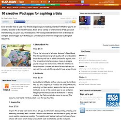10 creative iPad apps for aspiring artists