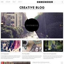 Creative Blog Theme WordPress