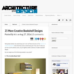 23 More Creative Bookshelf Designs