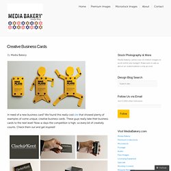 Creative Business Cards « Our Daily Design