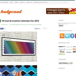 10 Cool & Creative Calendars for 2013