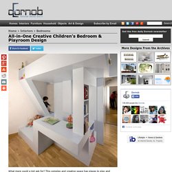 All-in-One Creative Children’s Bedroom & Playroom Design « Dornob