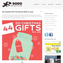 44 Creative DIY Christmas Gifts in a Jar