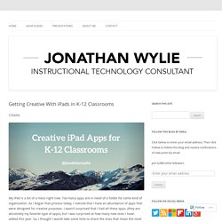 Jonathan Wylie: Instructional Technology Consultant