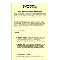 Creative Commons Code juridique
