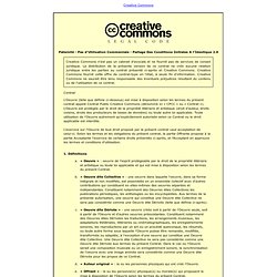 Creative Commons Code juridique