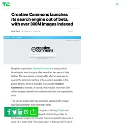 Creative Commons launches its search engine out of beta, with over 300M images indexed