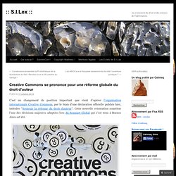 Creative Commons se prononce pour une réforme globale du droit d’auteur