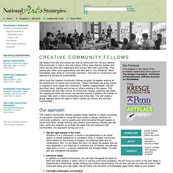 Creative Community Fellows