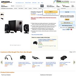 Creative Inspire T3130 Speaker System: Amazon.co.uk: Computers