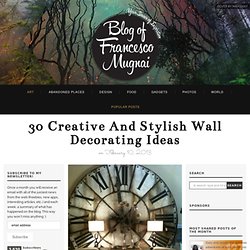 30 creative and stylish wall decorating ideas